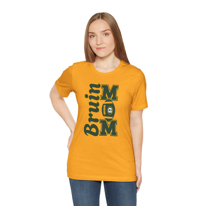 Adult Unisex Bruin Football Mom Graphic Short Sleeve Soft Tee