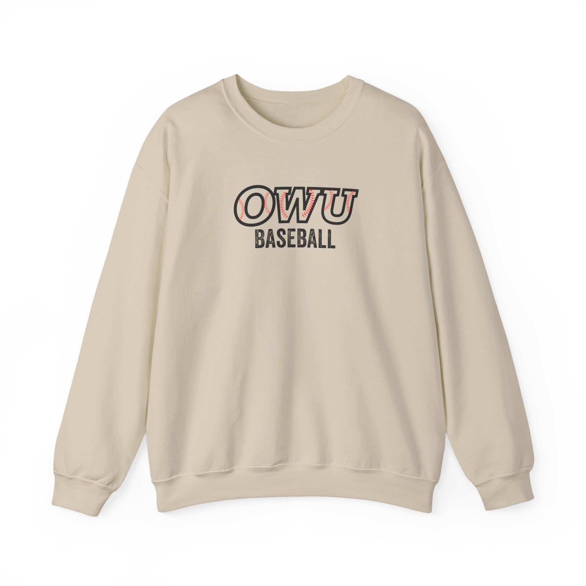 Adult Unisex OWU Baseball Stitches Graphic Sweatshirt