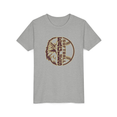 Youth Epic Eagle Softball Graphic Short Sleeve Soft Tee