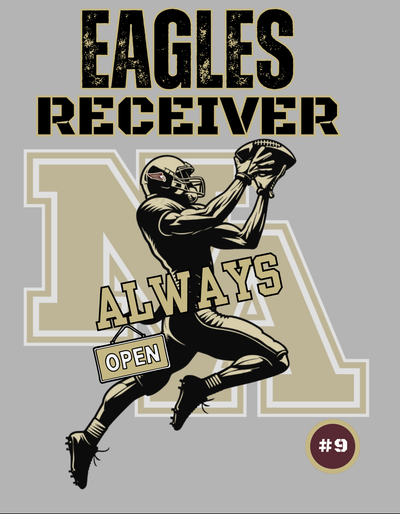 Youth Choose your Graphic Hoodie with Customized Back - New Albany Football