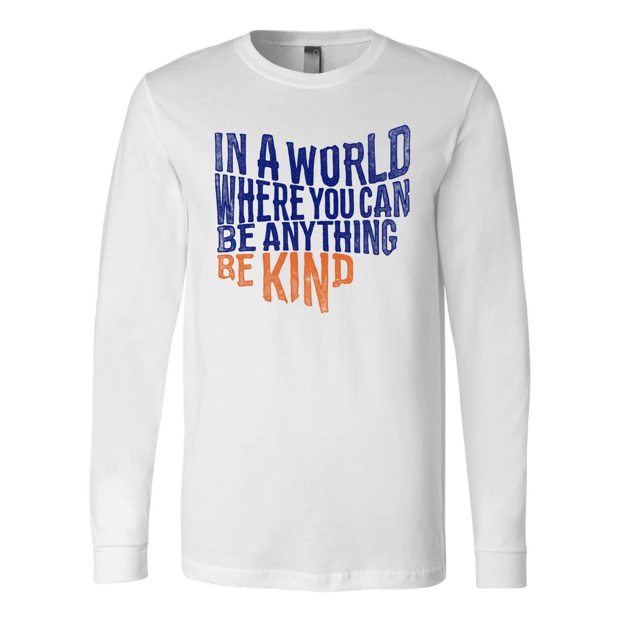 Adult Unisex "Be Kind" Bridgeway Graphic Long Sleeve Tee