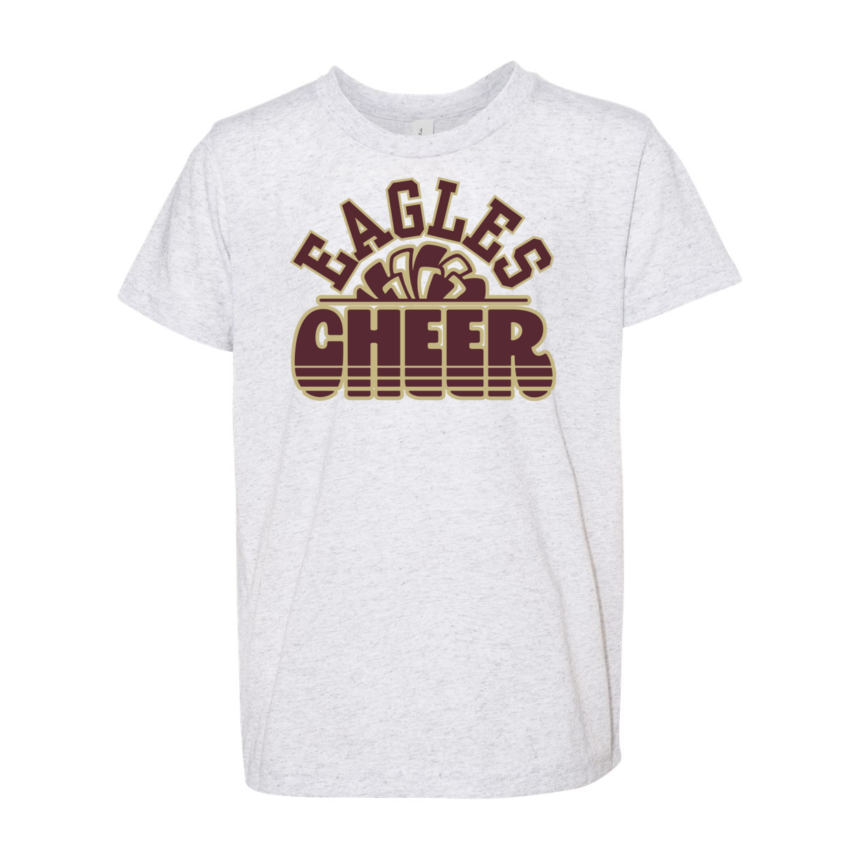 Youth Super Soft Eagles Cheer Short Sleeve Graphic Tee - New Albany Eagles
