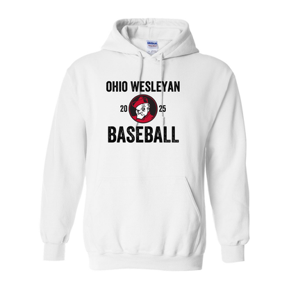 Adult Unisex OWU 2025 Baseball Graphic Hoodie - Ohio Wesleyan University