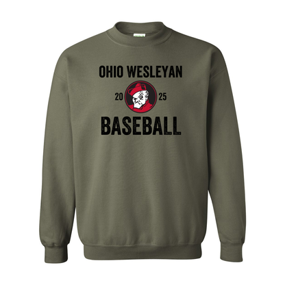 Adult Unisex OWU 2025 Baseball Graphic Sweatshirt - Ohio Wesleyan University