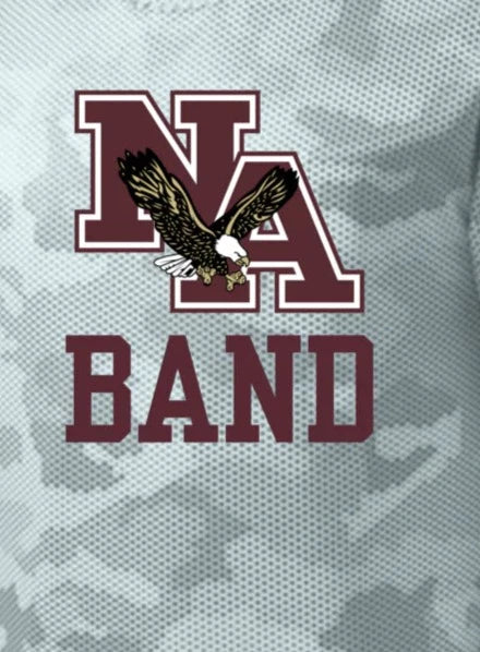 Men's Camo Band Competitor Performance Short Sleeve Graphic Tee - New Albany Eagles