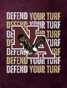 Youth Camo Defend Your Turf Competitor Performance Short Sleeve Graphic Tee - New Albany Eagles