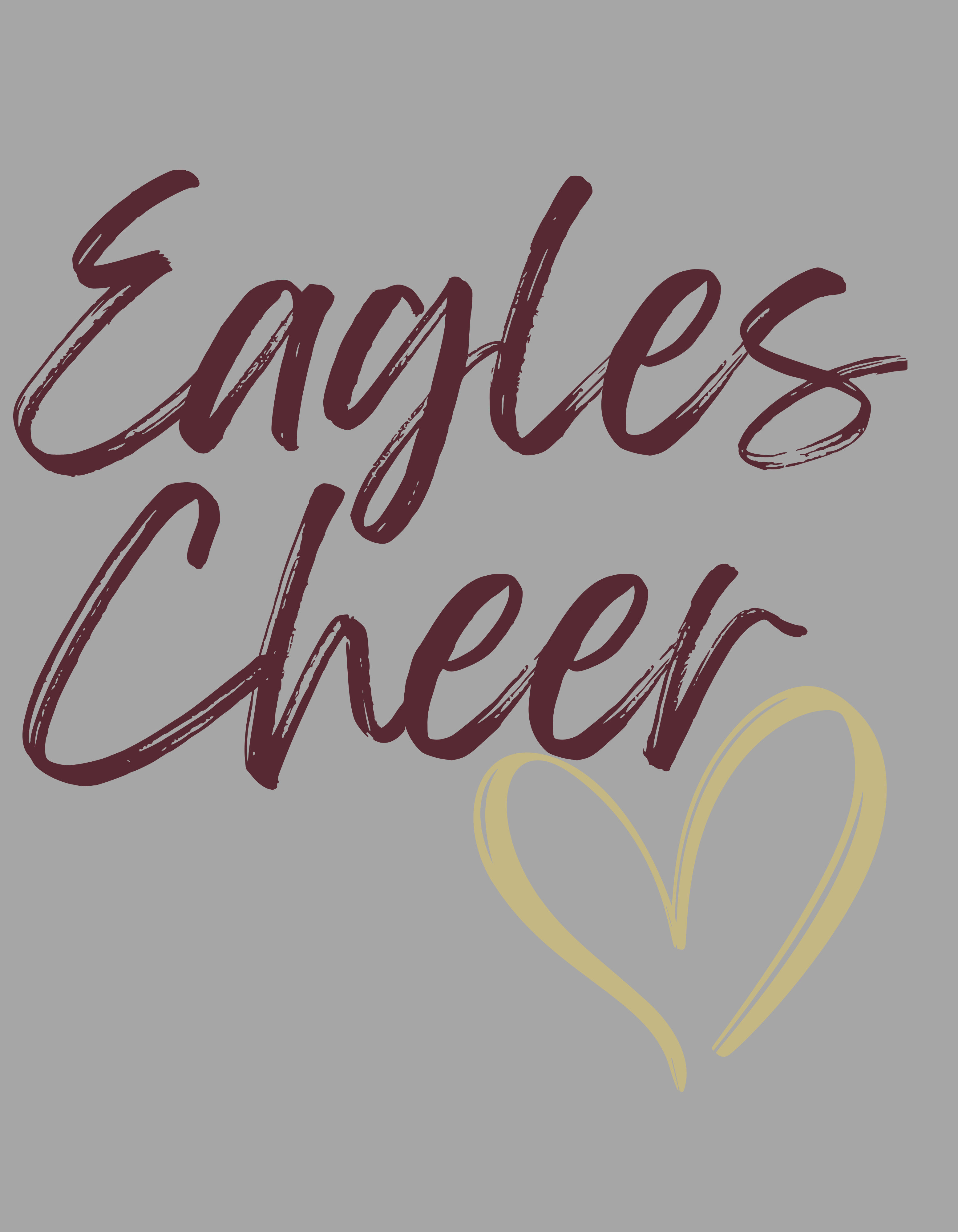 Women's Super Soft Cheer Love Racerback Tank - New Albany Eagles