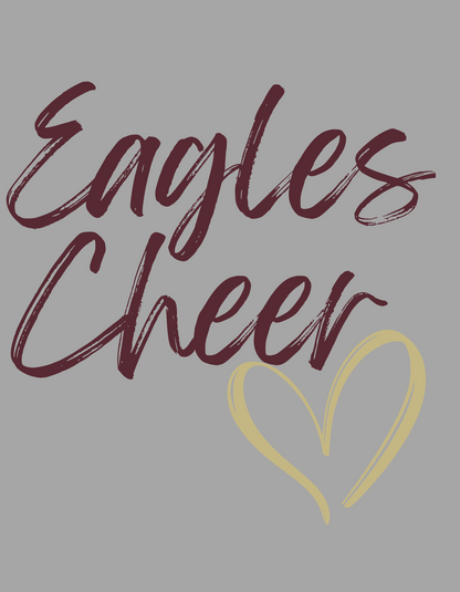 Women's Super Soft Cheer Love Racerback Tank - New Albany Eagles