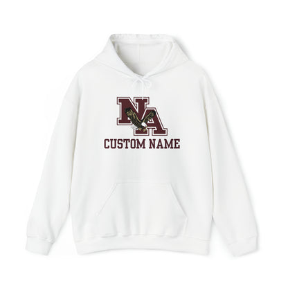 Adult Unisex Classic Logo Graphic Hoodie - New Albany Eagles (CUSTOM NAME)