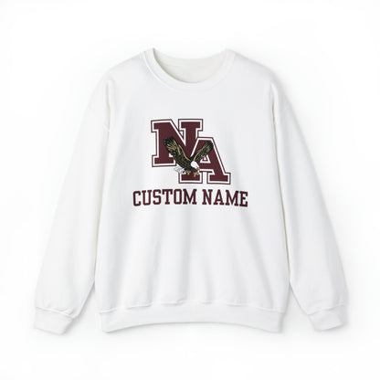 Adult Unisex Classic Logo Graphic Sweatshirt - New Albany Eagles (CUSTOM NAME)