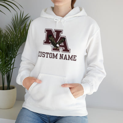 Adult Unisex Classic Logo Graphic Hoodie - New Albany Eagles (CUSTOM NAME)