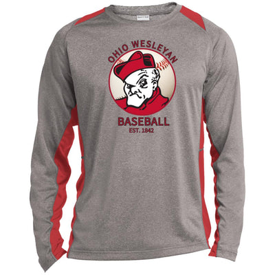 Men’s Colorblock 1842 Bishops Baseball Long Sleeve Performance Tee