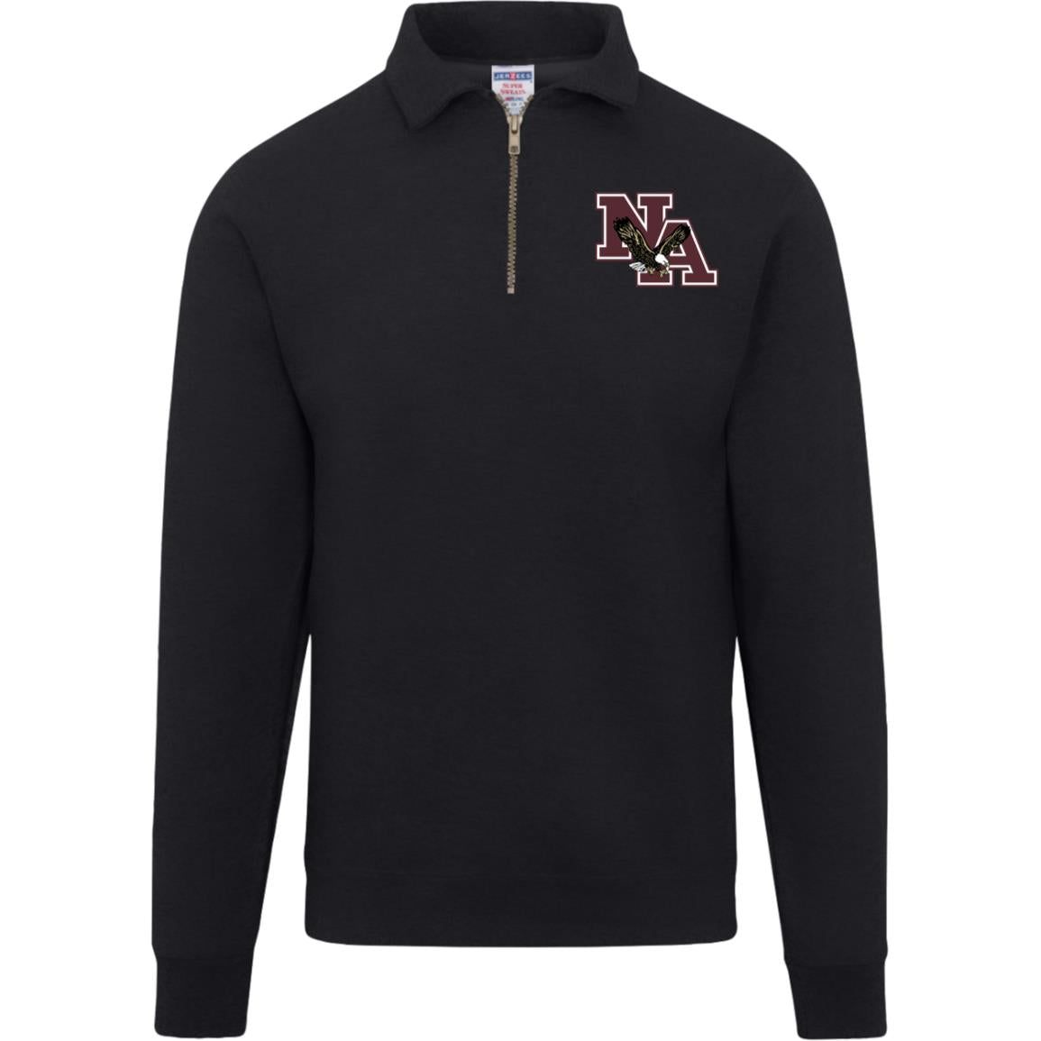 Men's Cozy Fleece Quarter Zip Pullover with NA Logo