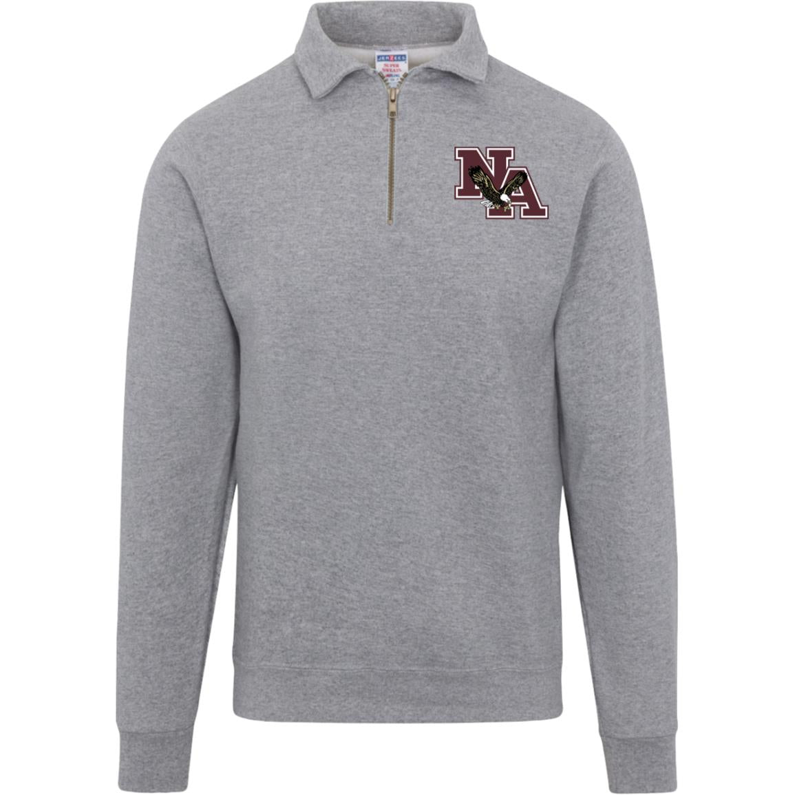 Men's Cozy Fleece Quarter Zip Pullover with NA Logo