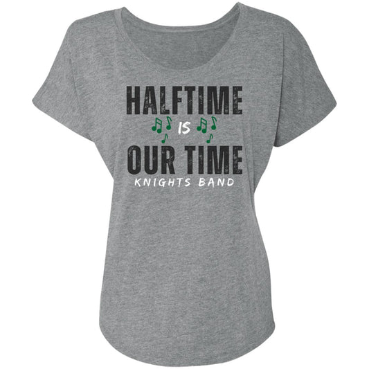 Women's Super Soft Our Time Band Dolman Graphic Tee - Nordonia Knights