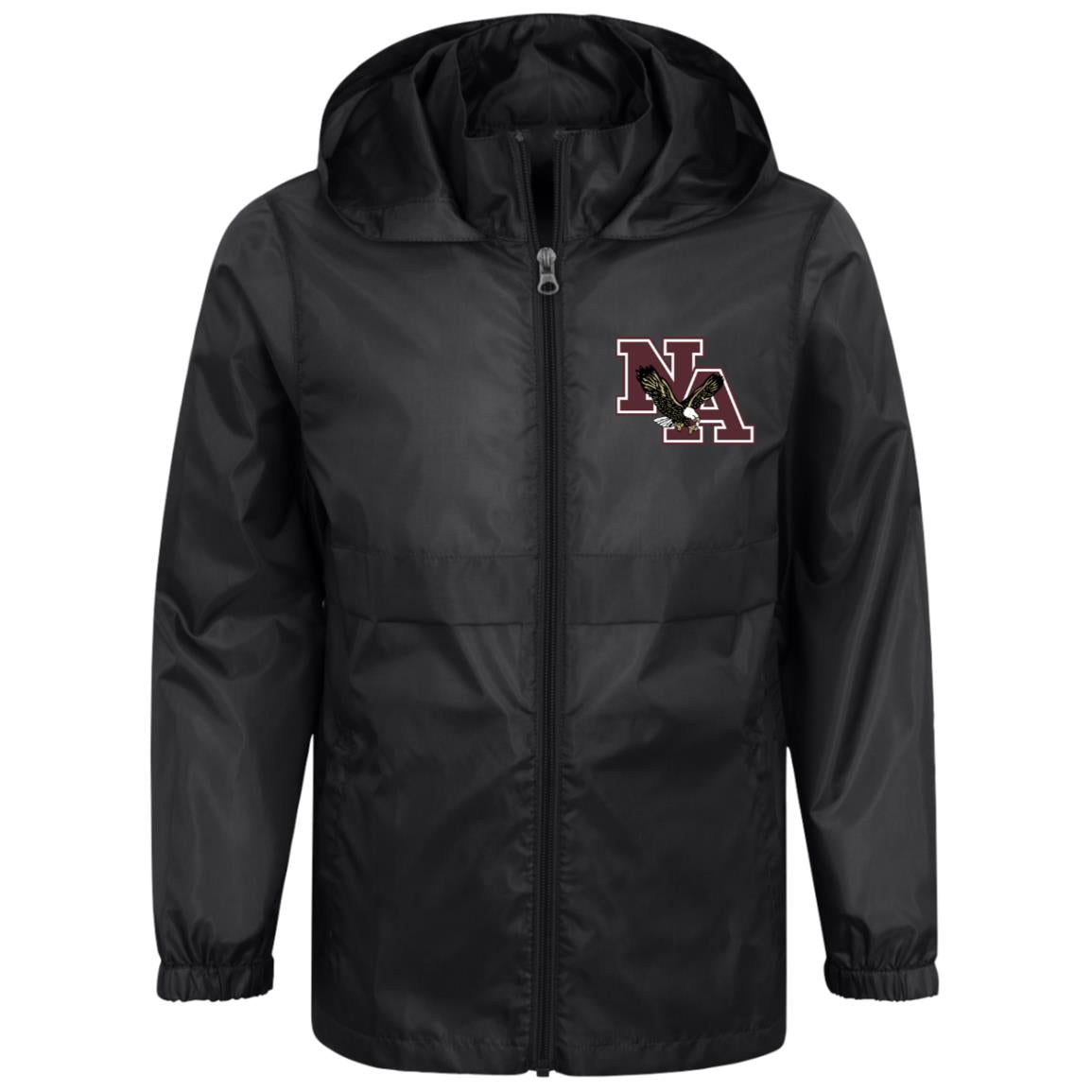 Youth Zone Protect Lightweight Jacket with Classic Maroon Logo