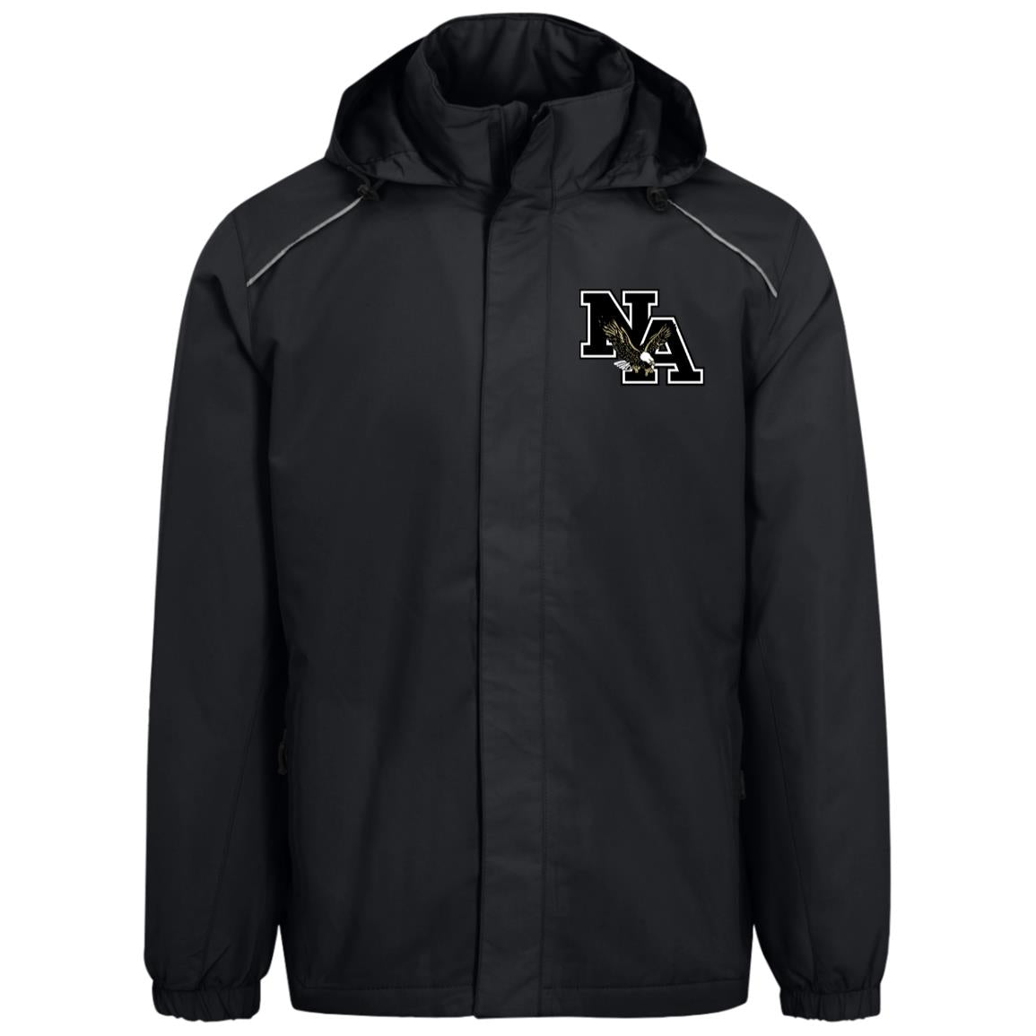 Mens Profile Fleece Lined Jacket with Classic Black Logo