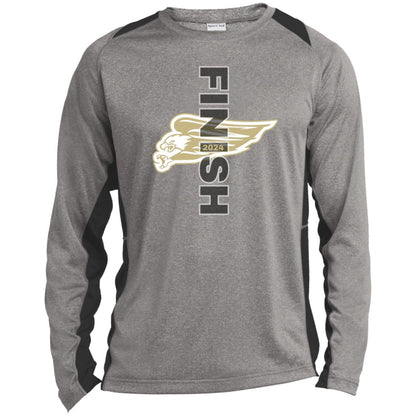 Men’s Colorblock Football Finish Long Sleeve Performance Tee