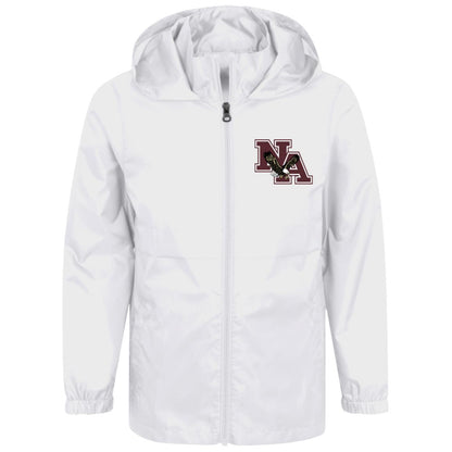 Youth Zone Protect Lightweight Jacket with Classic Maroon Logo