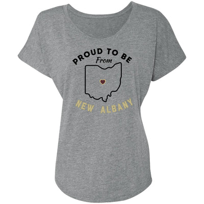 Women's Super Soft City Pride Dolman Graphic Tee - New Albany