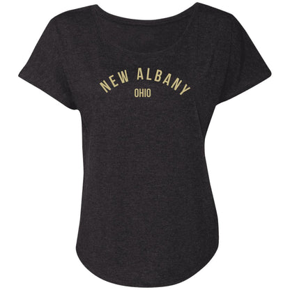 Women's Super Soft City Dolman Graphic Tee - New Albany