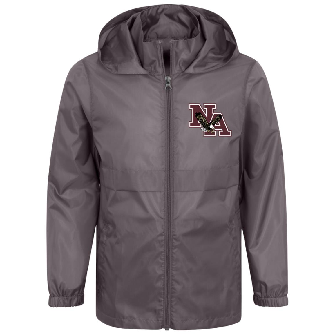 Youth Zone Protect Lightweight Jacket with Classic Maroon Logo