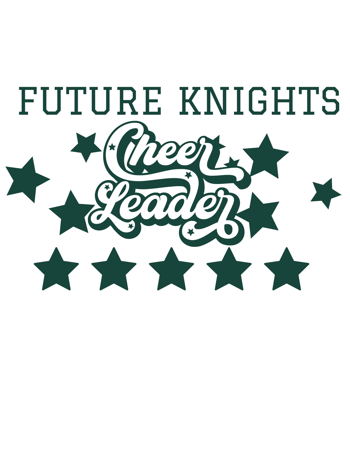 Toddler Future Cheerleader Short Sleeve Tee - Nordonia Knights