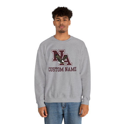 Adult Unisex Classic Logo Graphic Sweatshirt - New Albany Eagles (CUSTOM NAME)