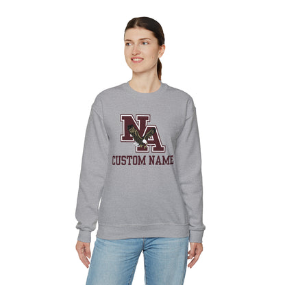 Adult Unisex Classic Logo Graphic Sweatshirt - New Albany Eagles (CUSTOM NAME)