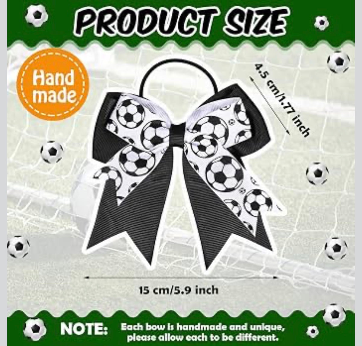 New Albany Youth Soccer Hair Bows