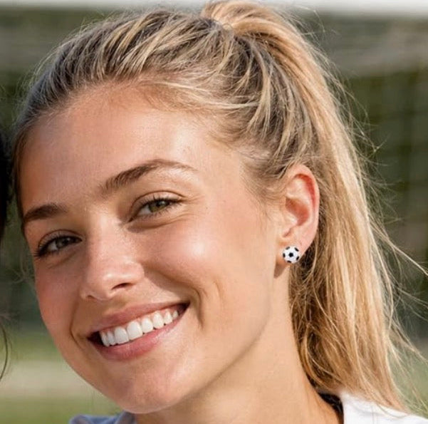 New Albany Youth Soccer Ball Earrings