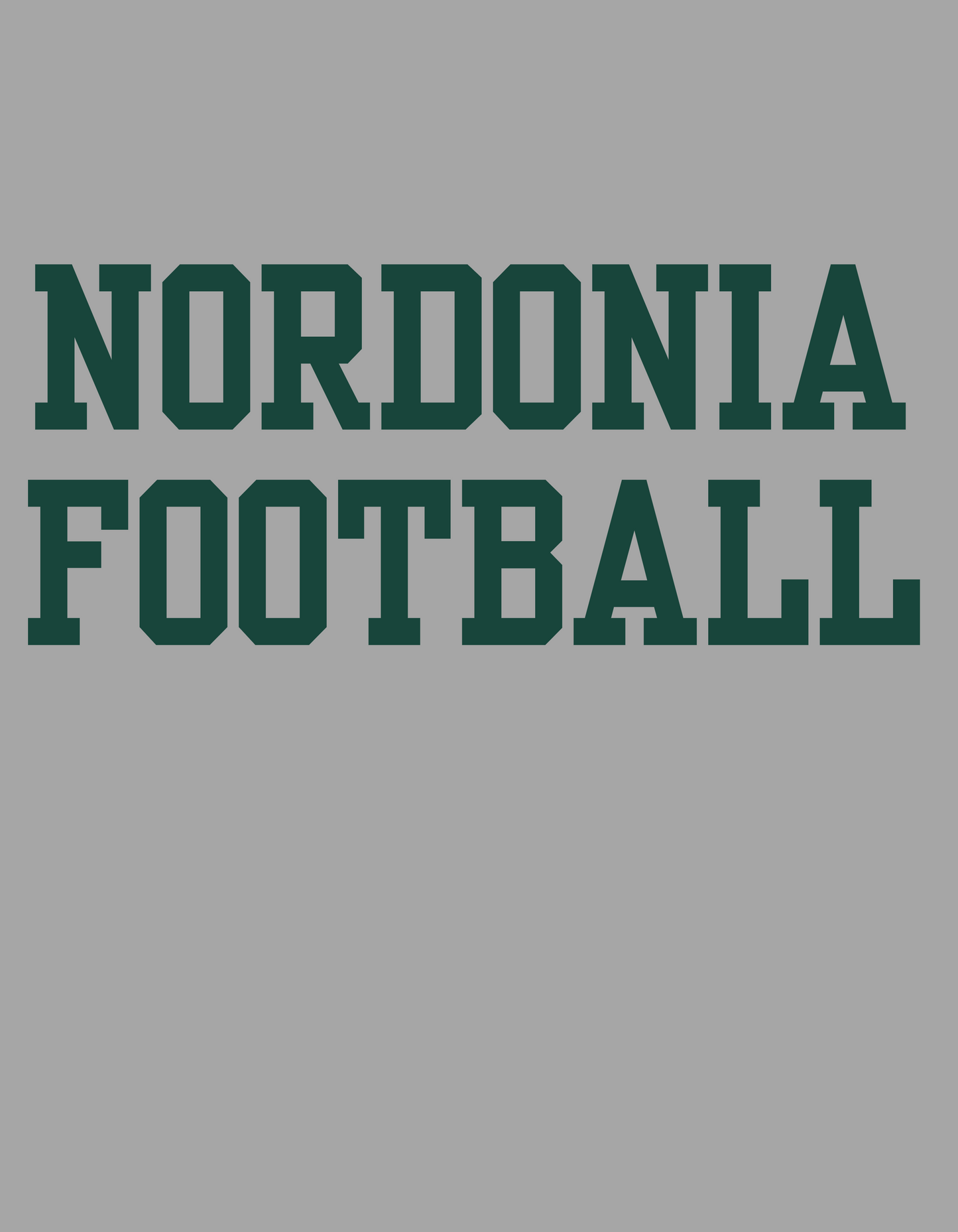 Adult Unisex Team Football Classic Graphic Hoodie - Nordonia Knights