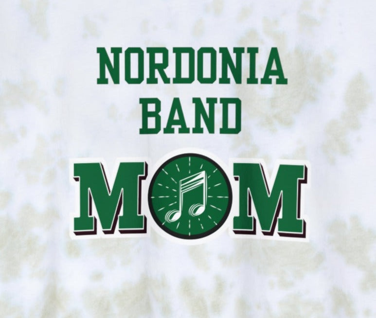 Women's Band Mom Tie-Dye Short Sleeve Graphic Tee - Nordonia Knights
