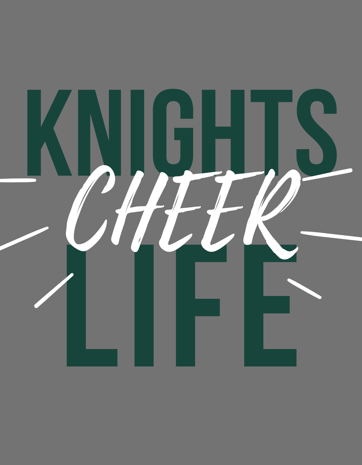 Youth Cheer Life Short Sleeve Tee - Nordonia Knights