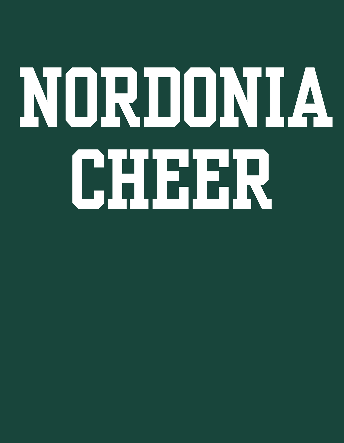 Youth Athletic Team Cheer Colorblock Fleece Hoodie - Nordonia Knights