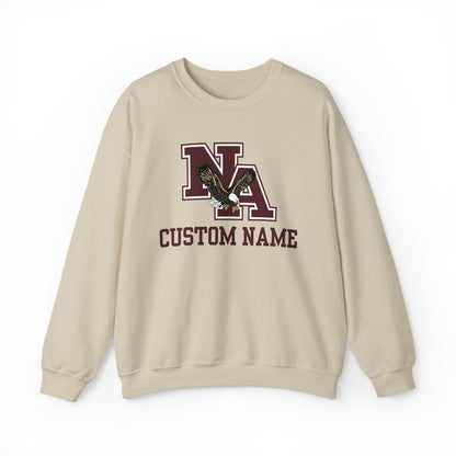 Adult Unisex Classic Logo Graphic Sweatshirt - New Albany Eagles (CUSTOM NAME)