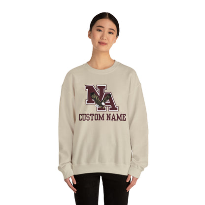 Adult Unisex Classic Logo Graphic Sweatshirt - New Albany Eagles (CUSTOM NAME)