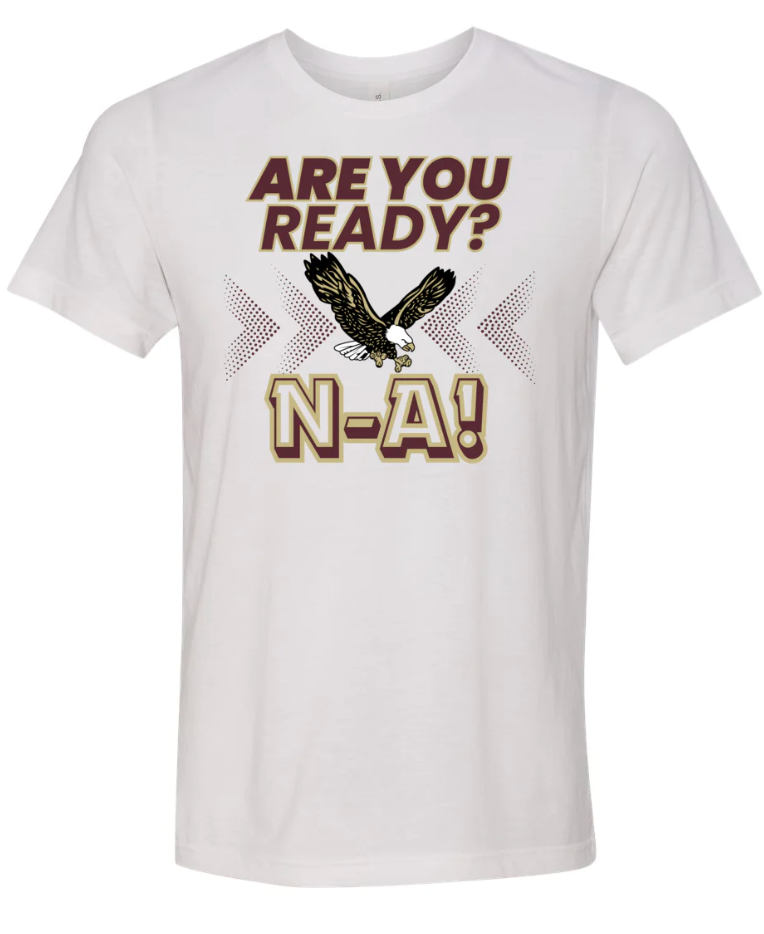 Adult Unisex Super Soft Ready NA Eagle Short Sleeve Graphic Tee - New Albany Eagles
