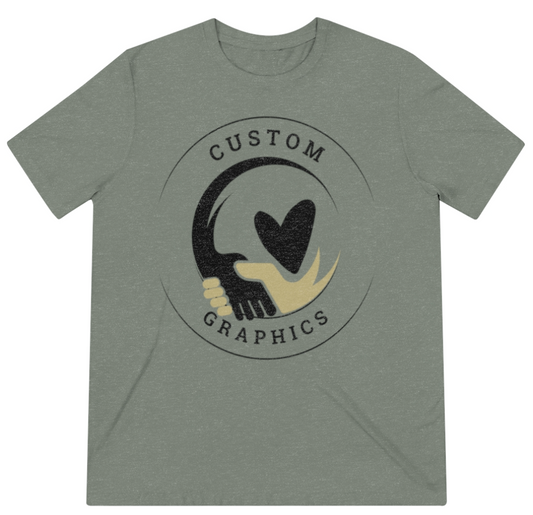 Create Your Own Graphic Tee -- Super Soft Tri-Blend Short Sleeve Tee