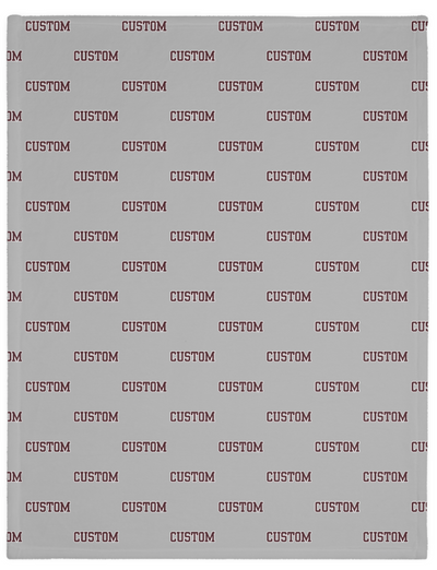 CUSTOMIZED Choose your BAND or Sport Graphic - Super Soft Reversible Velveteen Microfiber Blanket (Two-sided print)