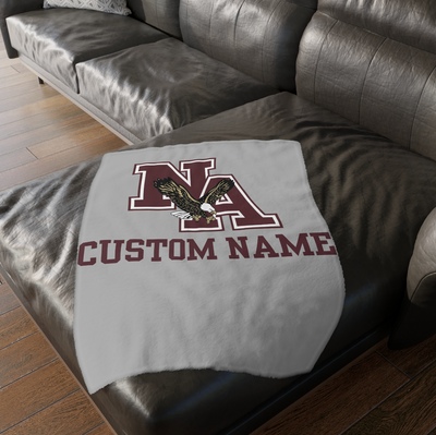 CUSTOMIZED Choose your BAND or Sport Graphic - Super Soft Reversible Velveteen Microfiber Blanket (Two-sided print)