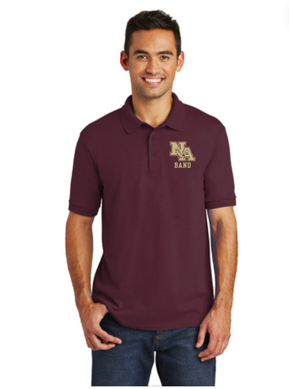 Adult Unisex Middle School Band Concert Polo - New Albany Eagles