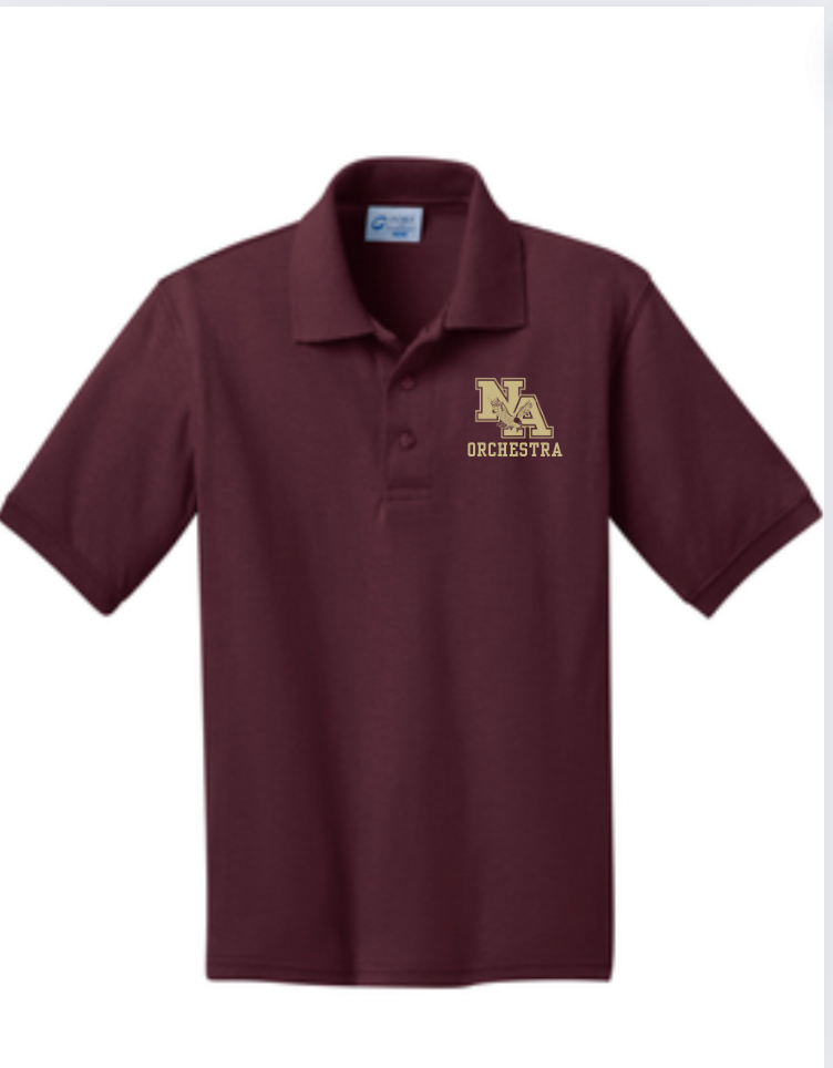 Adult Unisex Middle School Orchestra Concert Polo - New Albany Eagles