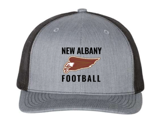 Adult Unisex New Albany Football Embroidered Trucker Snapback Hat