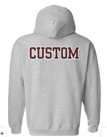 Adult Unisex Choose your Graphic Hoodie with Customized Back