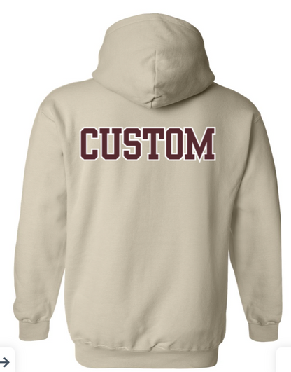 Adult Unisex Choose your Graphic Hoodie with Customized Back