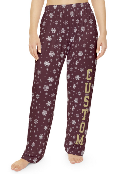 Women's Allover Snowflake Pajama Pant - Customized