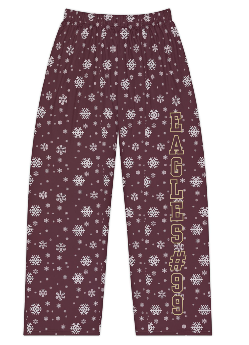 Men's Allover Snowflake Pajama Pant - Customized