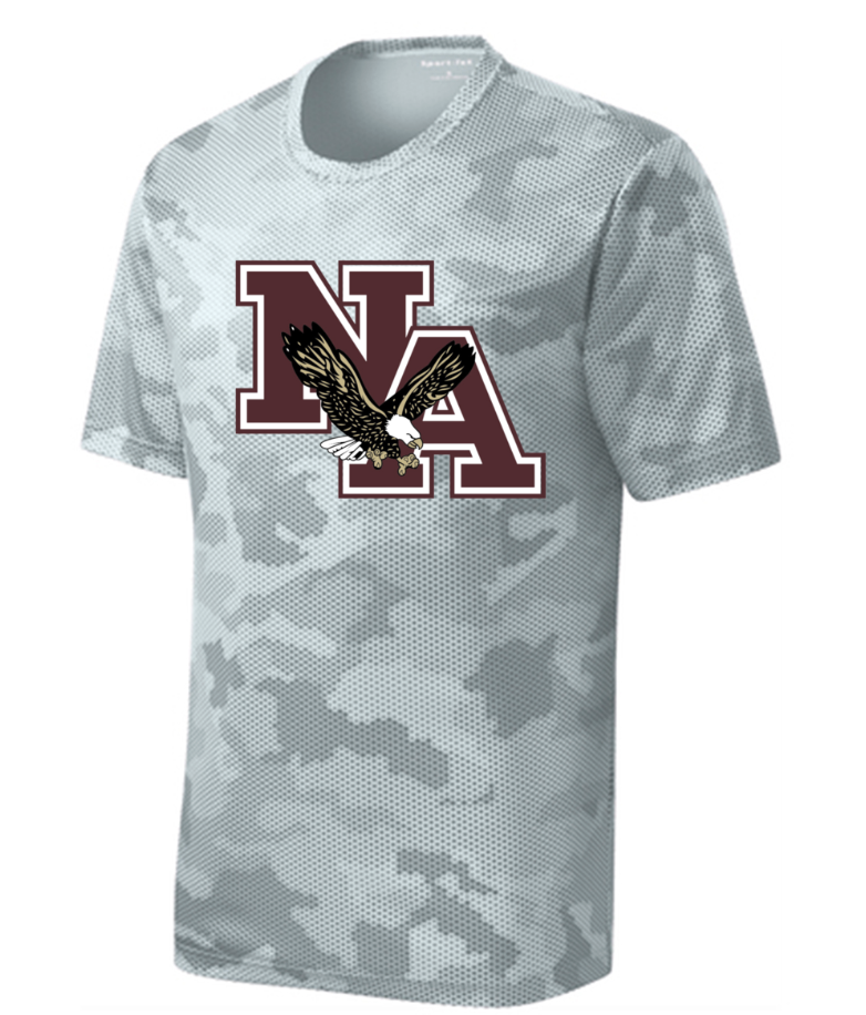 Youth Camo Maroon Logo Competitor Performance Short Sleeve Graphic Tee - HOLIDAY DEAL