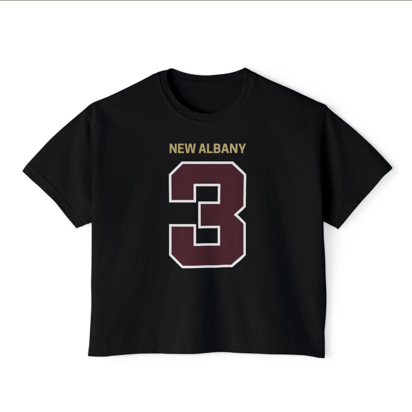 CUSTOMIZED Women's Eagles Team Uniform Away Jersey Boxy Crop Tee